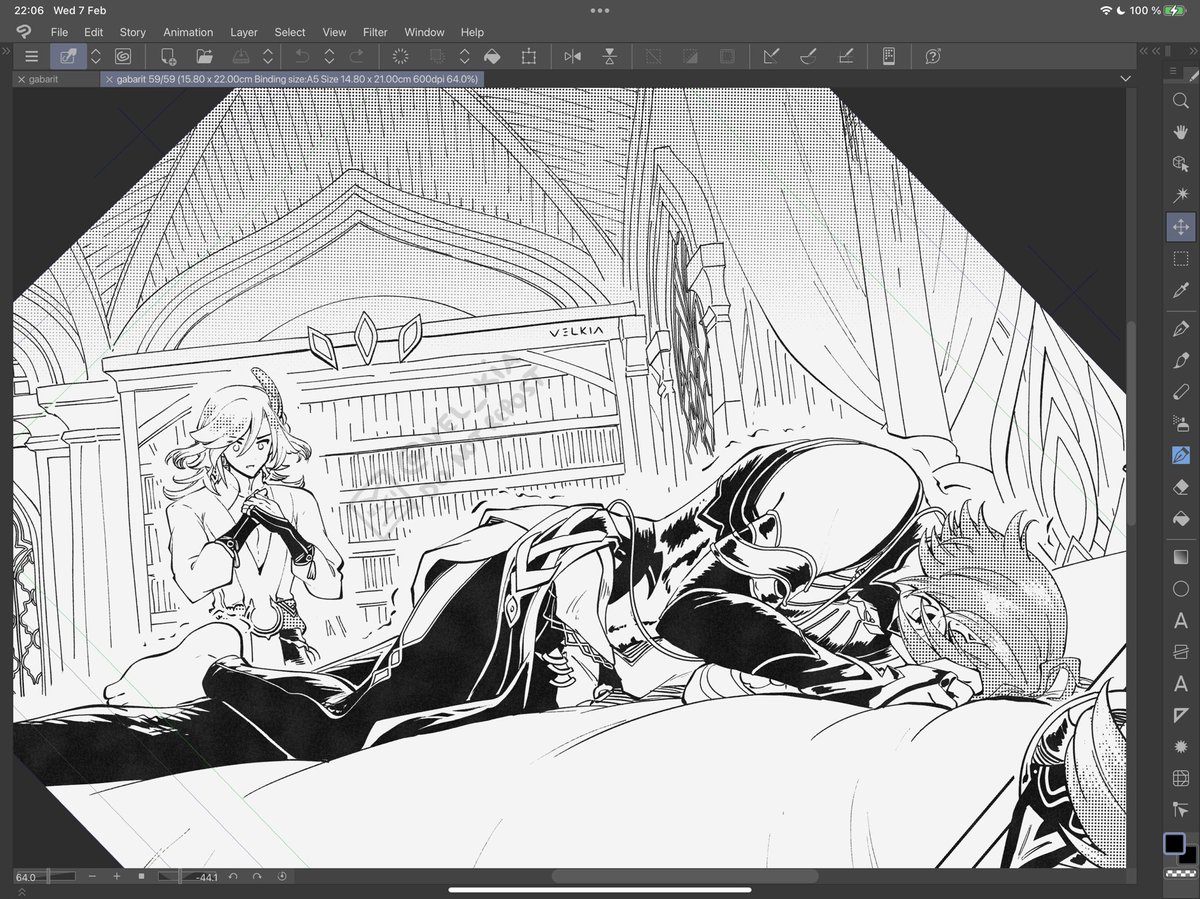 Drawing yaoi except I spend more time on the background than the characters #haikaveh 