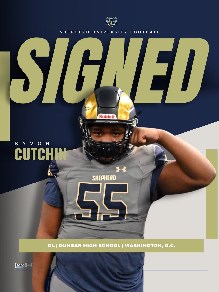 SIGNEE FROM DC!!! Welcome @kcutchin55 to the Ram Family! #NationalSigningDay #Team95 #TrueBeliever