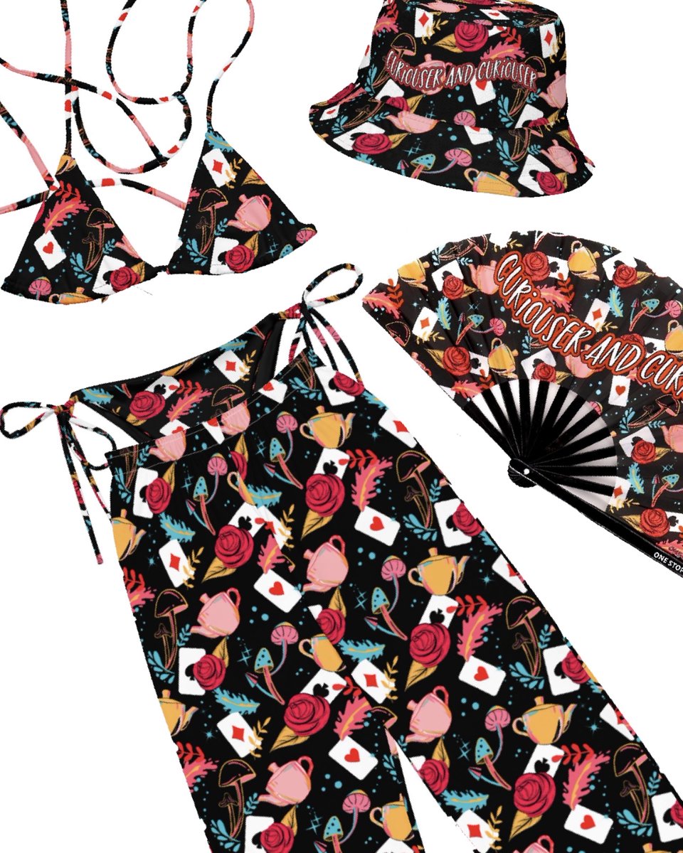 Fall down the rabbit hole with us this Friday at 2 PM PST as we drop the latest Curiouser and Curiouser pieces 🎩✨. Set your alarms – you won't want to be late for this very important date! 🐰💃