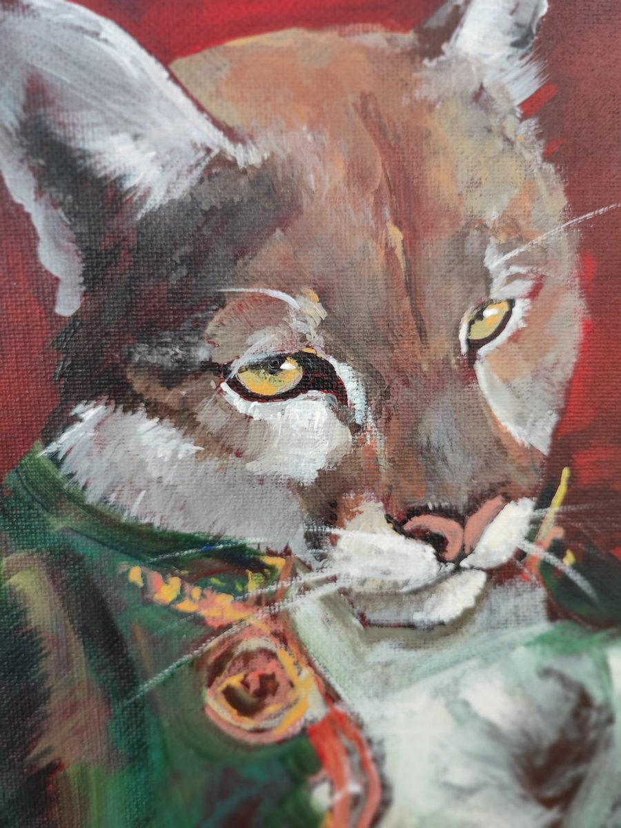 EienMateriality's tweet photo. Last animal portrait!
Último retrato animal terminado ayer!
#art #anthro #furry #furryart #acrilicos #pintando #anatomia #animales #pinturatradicional #acrilics #anthroart #puma #artpainting #paintingtips #speedpaint #speeddrawing #speedsketching #animal #retrato https://t.co/USGHnwRFGg