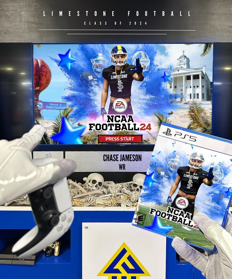 ⚜️From Lanier HS! Limestone Nation please welcome Chase Jameson to the Limestone Football Family! <a href="/ChaseJameson2/">Chase Jameson</a>