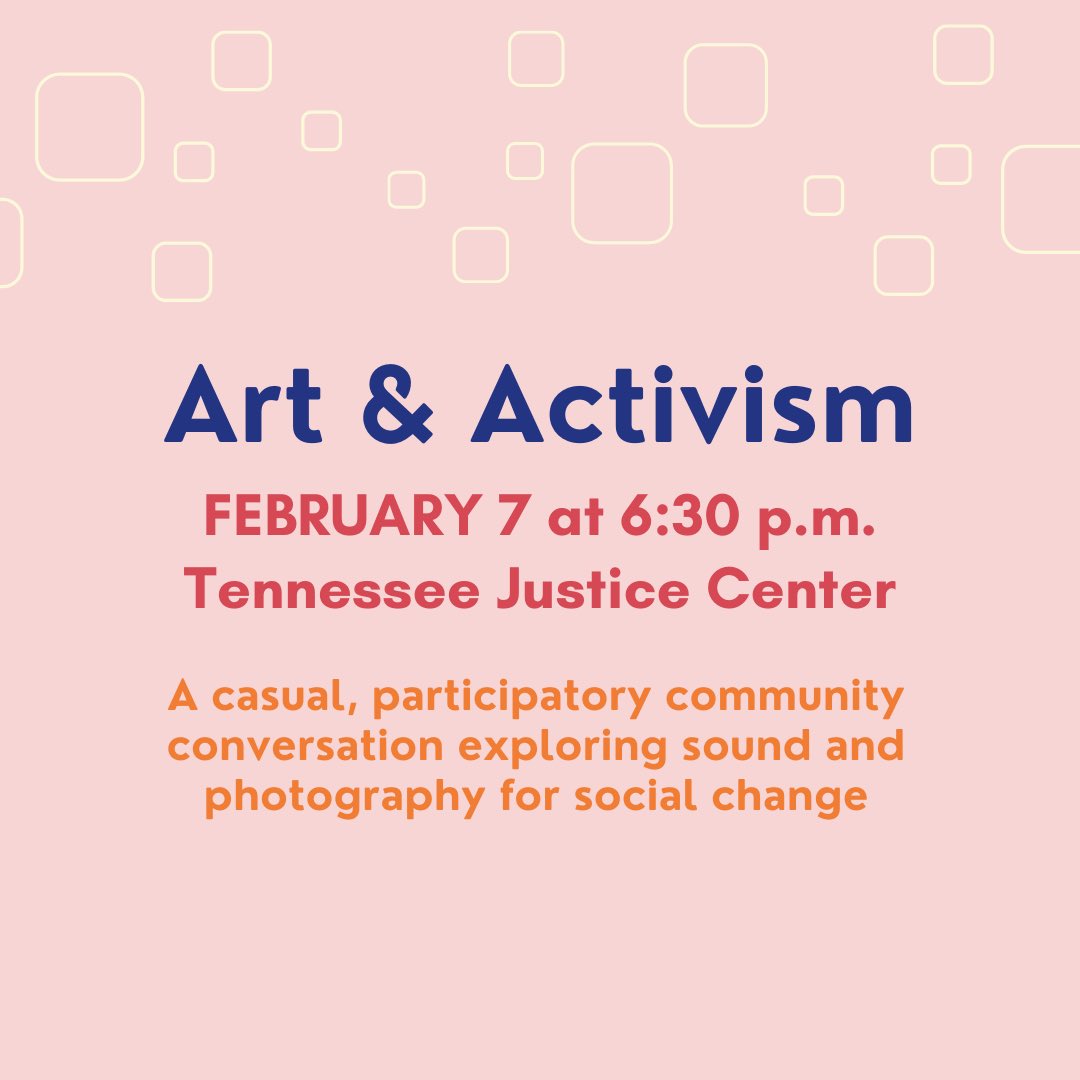 IntersectionCME's tweet image. TONIGHT! Join us at @TNJusticeCenter for Art &amp;amp; Activism, an interactive community conversation featuring conductor @kellyconductor, photographer and musician @RodMcgaha, and composers @drgpn and @RobbieHunsinger. Add your voice to the conversation:
bit.ly/3OqHujxxx