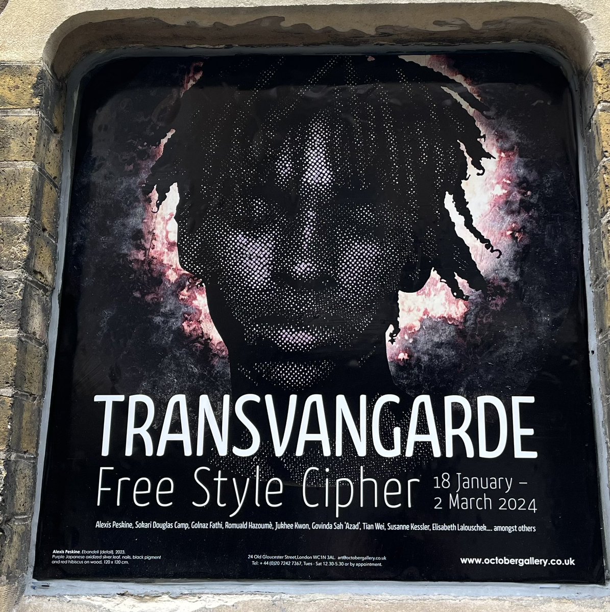 John Earls (@john_earls) on Twitter photo The ‘Transvangarde: Free Style Cipher’ exhibition at the wonderful <a href="/October_Gallery/">October Gallery</a> is fabulous. Includes new sculptures by <a href="/S_DouglasCamp/">Sokari Douglas Camp</a>, new ‘nail portraits’ by <a href="/AlexisPeskine/">Alexis Peskine</a> & paintings by Govinda Sah. It’s free and runs until 2 March. More here: octobergallery.co.uk/exhibitions/tr… The ‘Transvangarde: Free Style Cipher’ exhibition at the wonderful <a href="/October_Gallery/">October Gallery</a> is fabulous. Includes new sculptures by <a href="/S_DouglasCamp/">Sokari Douglas Camp</a>, new ‘nail portraits’ by <a href="/AlexisPeskine/">Alexis Peskine</a> & paintings by Govinda Sah. It’s free and runs until 2 March. More here: octobergallery.co.uk/exhibitions/tr…
