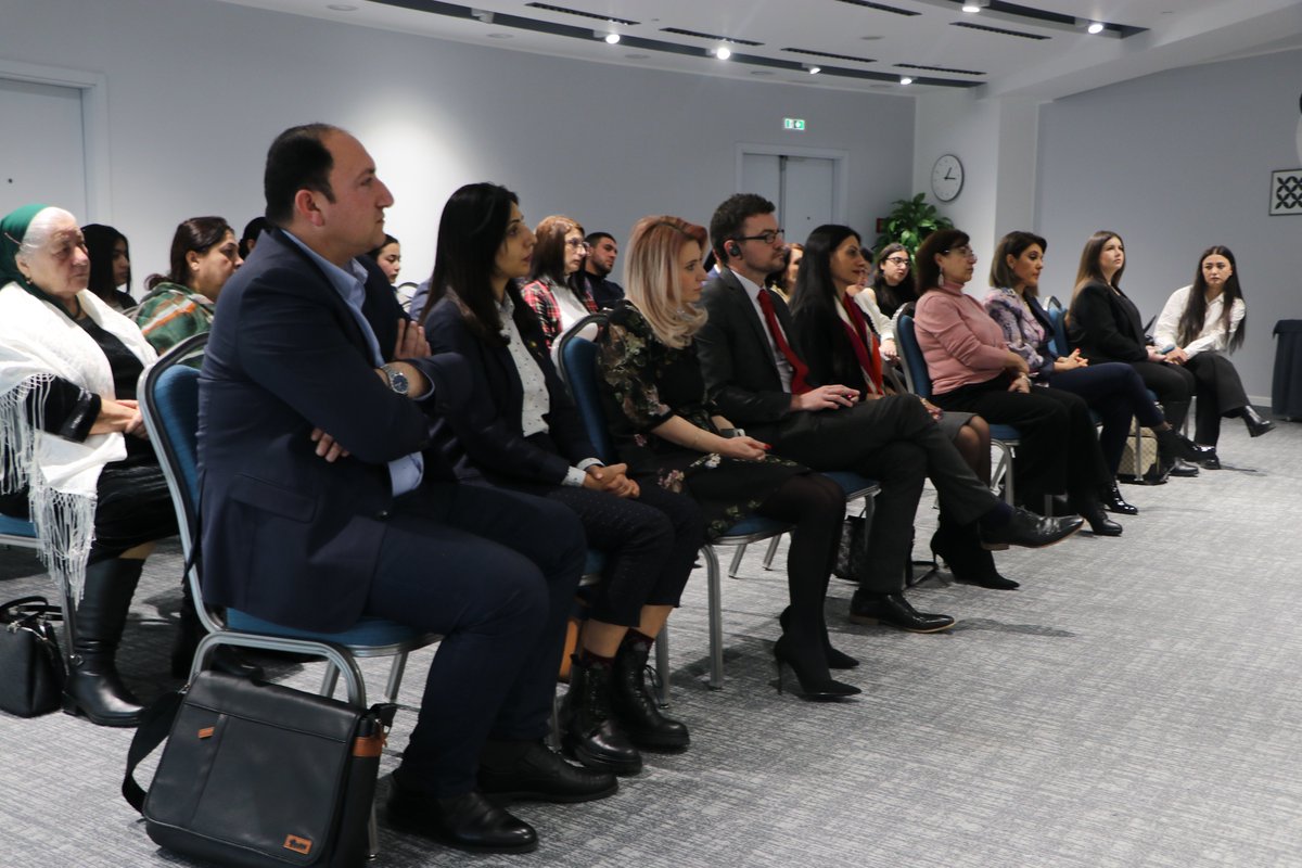 UKinArmenia's tweet image. Ambassador @JohnGallagherUK discussed women&apos;s rights in ethnic minority communities in 🇦🇲 under #UNSCR1325 #WPS Agenda. He emphasized, &quot;Peace cannot be sustainable unless it includes the views of all members of the community.&quot;
shorturl.at/gmyQ4
Project funded by #UKCSSF🇬🇧