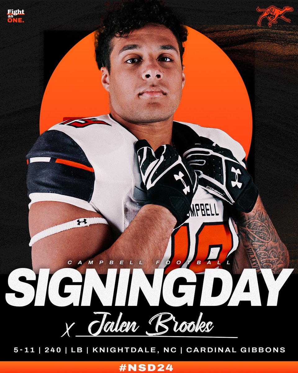 𝓢𝓲𝓰𝓷𝓮𝓭 ✍️ Welcome to The Creek, @JalenBBrooks! #NSD24 #FightAsONE | #RollHumps 🐪🏈