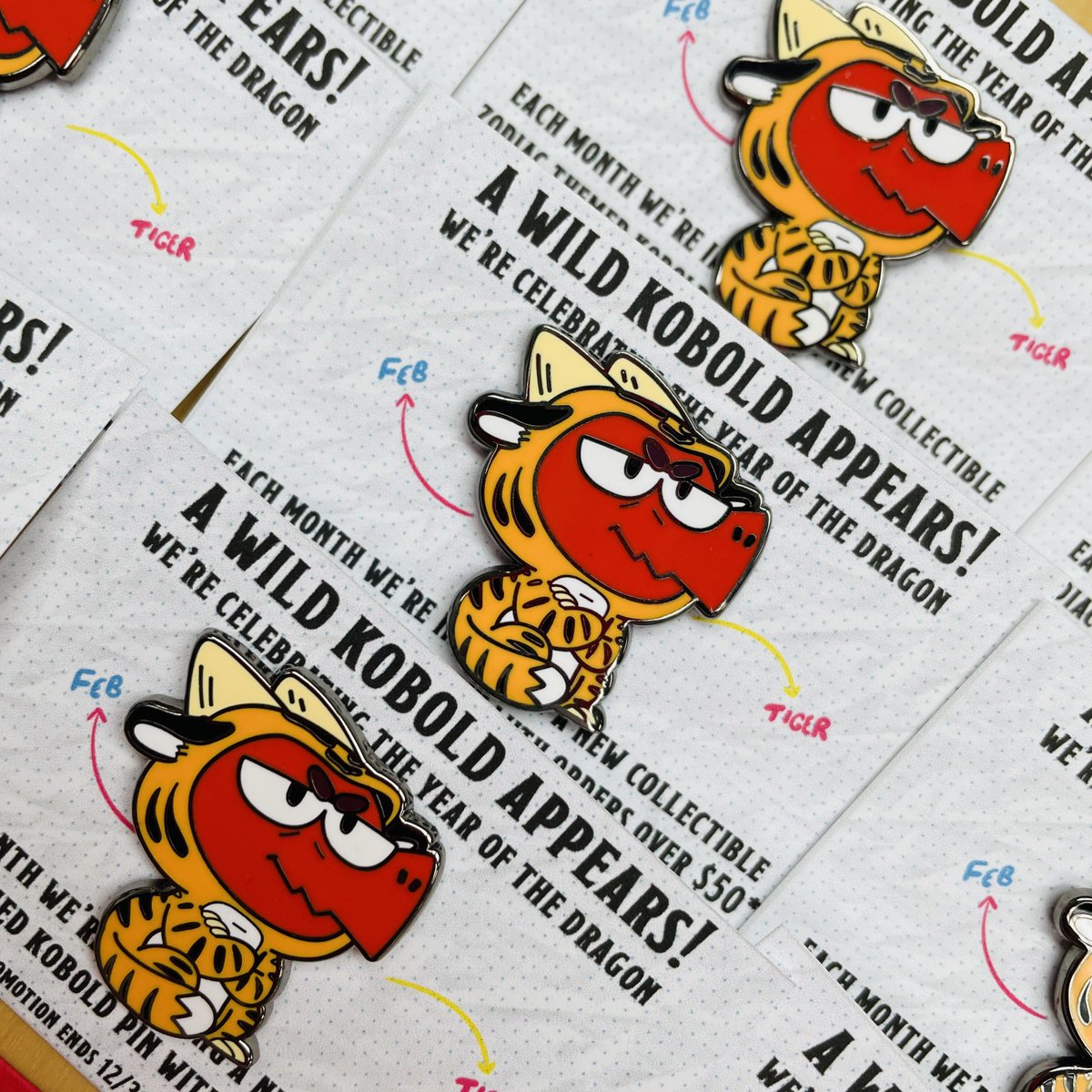 🐯NEW KOBOLD ALERT!🐯 This month's Kobold features a tough and terrific Tiger, FREE with purchase of $50 or more on the #DiceGuardians Store!  Quantities are limited, shop the Dice Guardians Store today!🐉

diceguardians.com/?utm_source=SM…