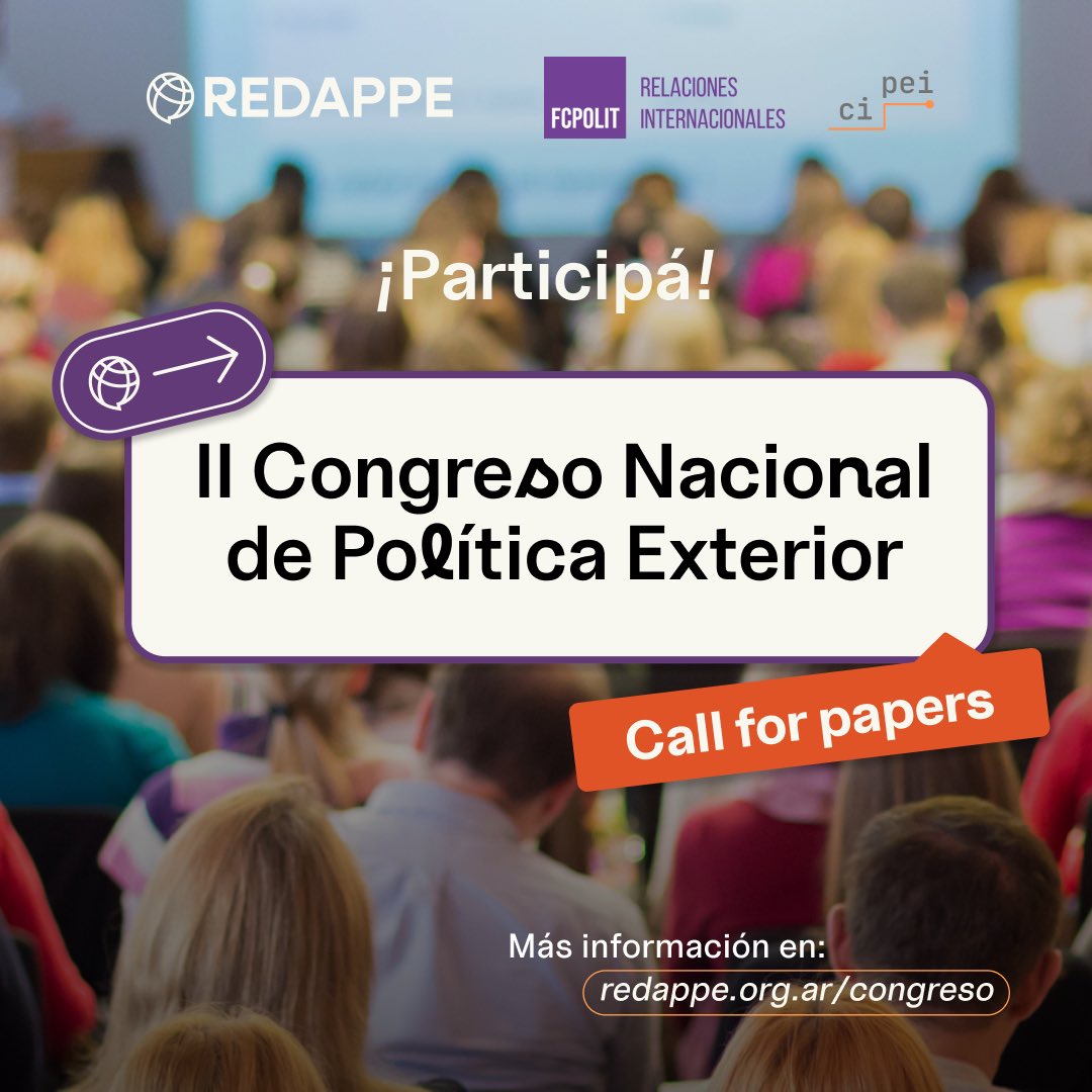 📣 ¡Participa en el II #CongresoPEA 2024! 📚 #CallForPapers abierto hasta el 4 de marzo.

🙌🏼 Junto a <a href="/cipei_unr/">CIPEI UNR</a> y <a href="/escueladerrii/">escueladerriiunr</a> invitamos a estudiantes y profesionales a enviar sus ponencias sobre los ejes propuestos.