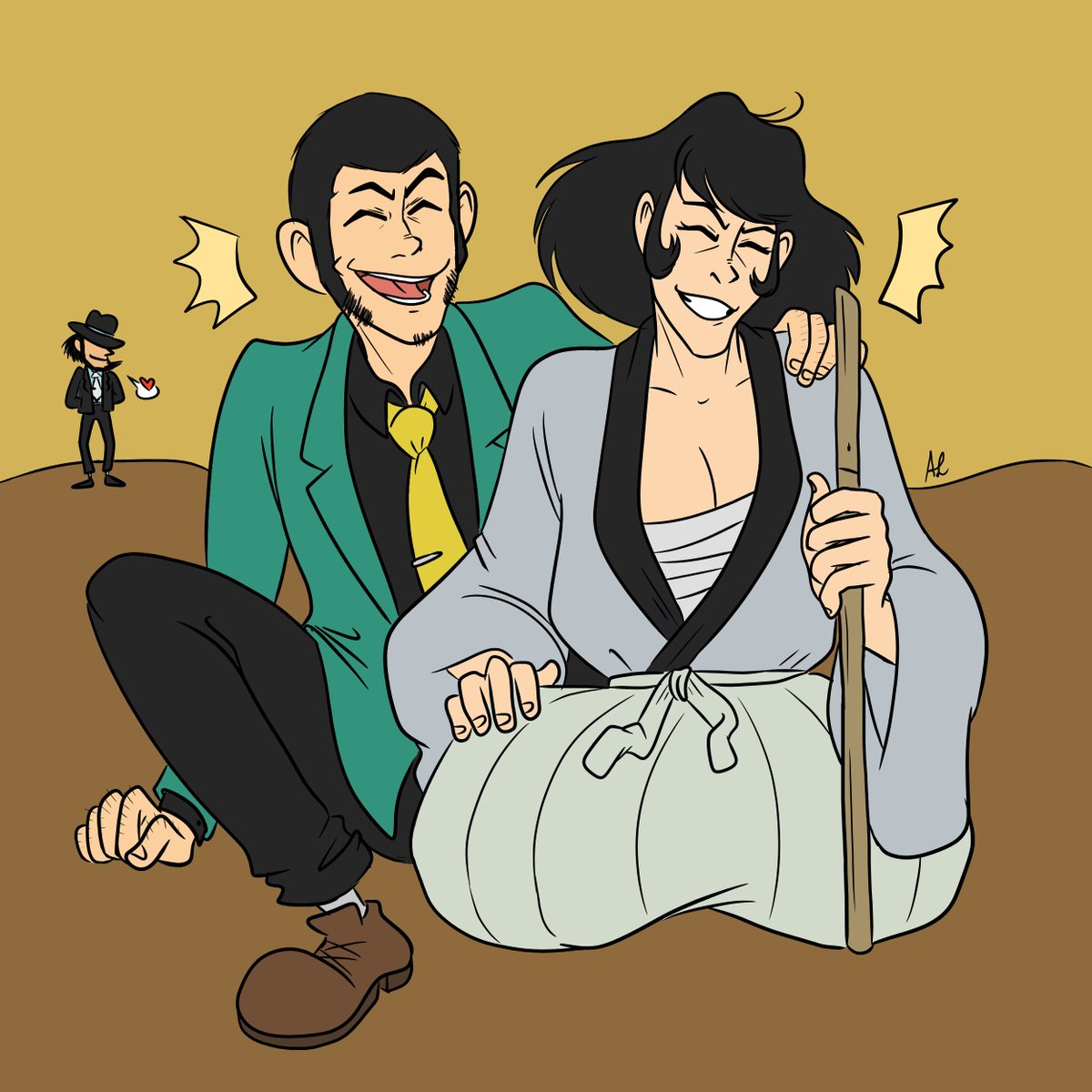 agudoodles's tweet photo. #lupinweek2024
Day 3: SCREENSHOT REDRAW

The day lupgang became whole 💚🖤💙 https://t.co/S20qjPyUnV