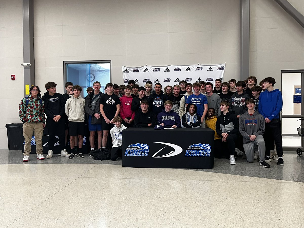 Congrats to <a href="/EastonSuess33/">Easton Suess</a> on signing your NLI to <a href="/WinonaState_FB/">Winona State Football</a> today!