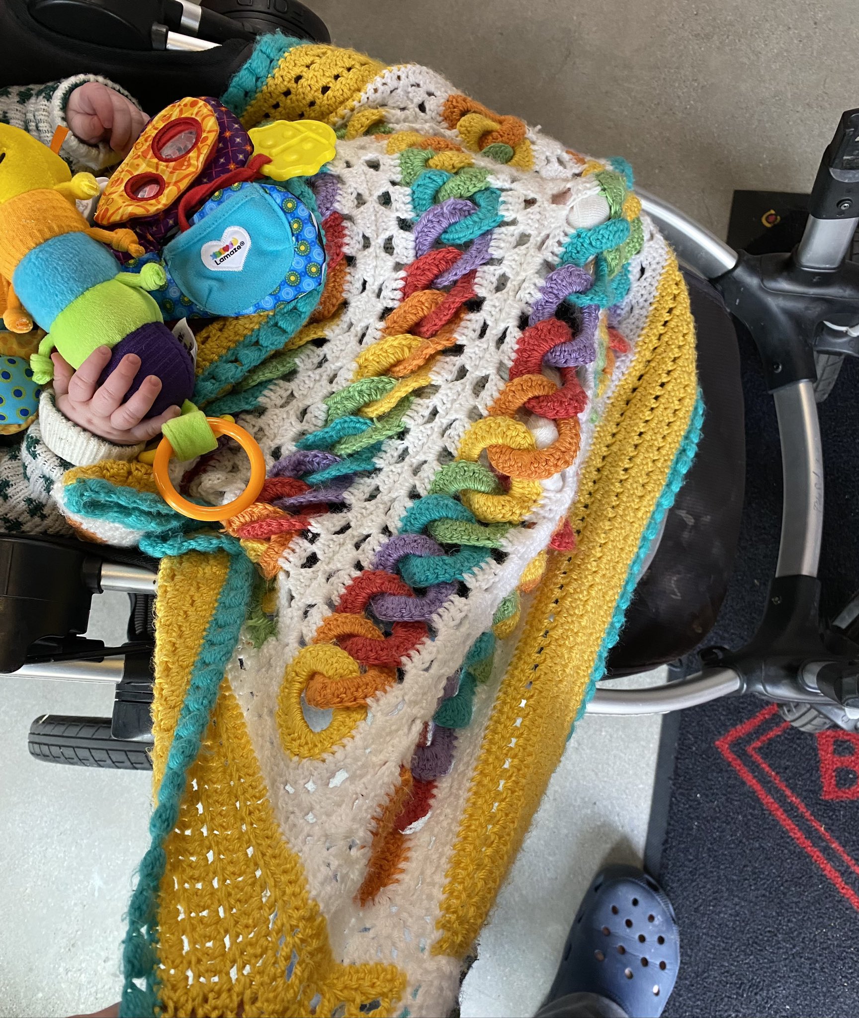 Rainbow dash baby blanket sale