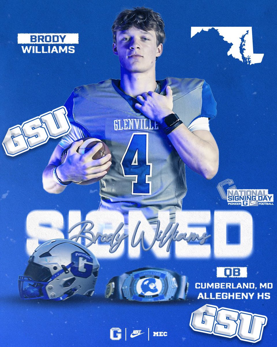 GlenvilleStFB's tweet image. 𝙎𝙄𝙂𝙉𝙀𝘿!✍️

Welcome to The Ville, @b_will04!

📄 bit.ly/NSD24Roster

#GSU24NSD