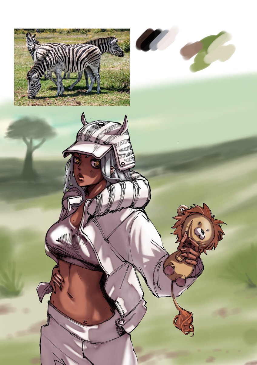 luki_jp777's tweet photo. Hoje é dia da presa 🦓!
#originalcharacters 
#conceptart https://t.co/2X1y0fjiyF