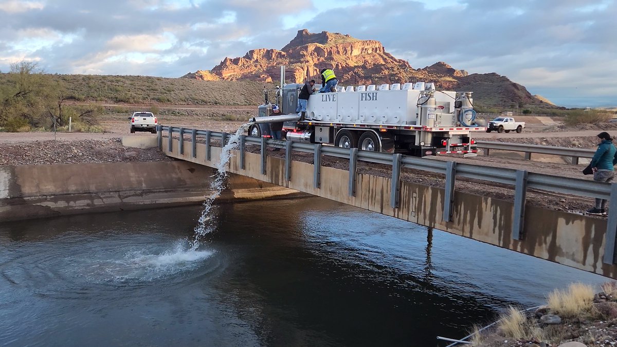 SRPpatty's tweet photo. Learn how @SRPconnect is keeping the canals clear of vegetation while managing affordable and resilient drinking water for the Valley. @12News 
https://t.co/h3EsN95i4A https://t.co/24WUxwnTyK