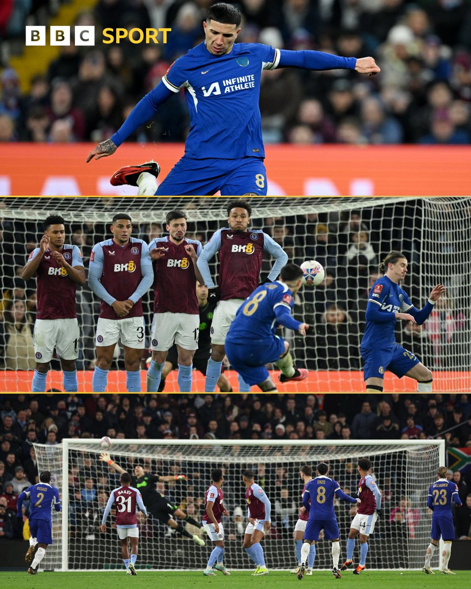 A STUNNING goal.

Enzo Fernandez, take a bow 👏👏

#BBCFACup #BBCFootball