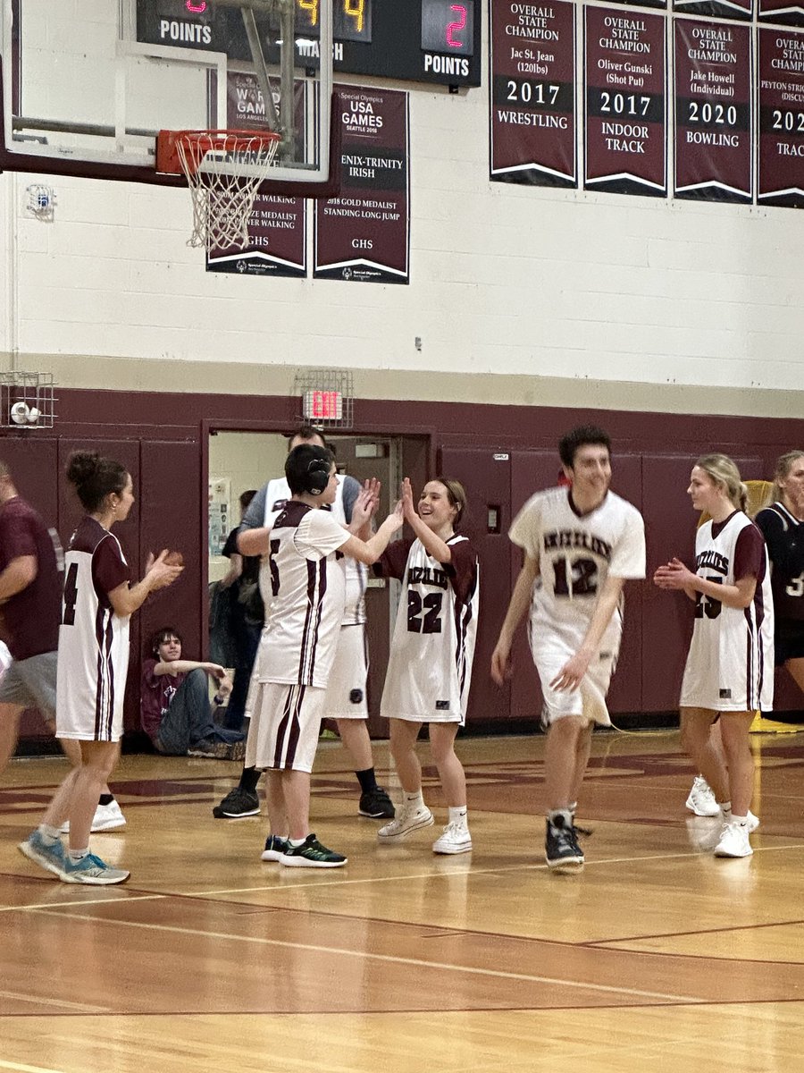 Thus concludes another great season for the GHS Unified Basketball team. Congratulations to Coach Heuslein and the team!