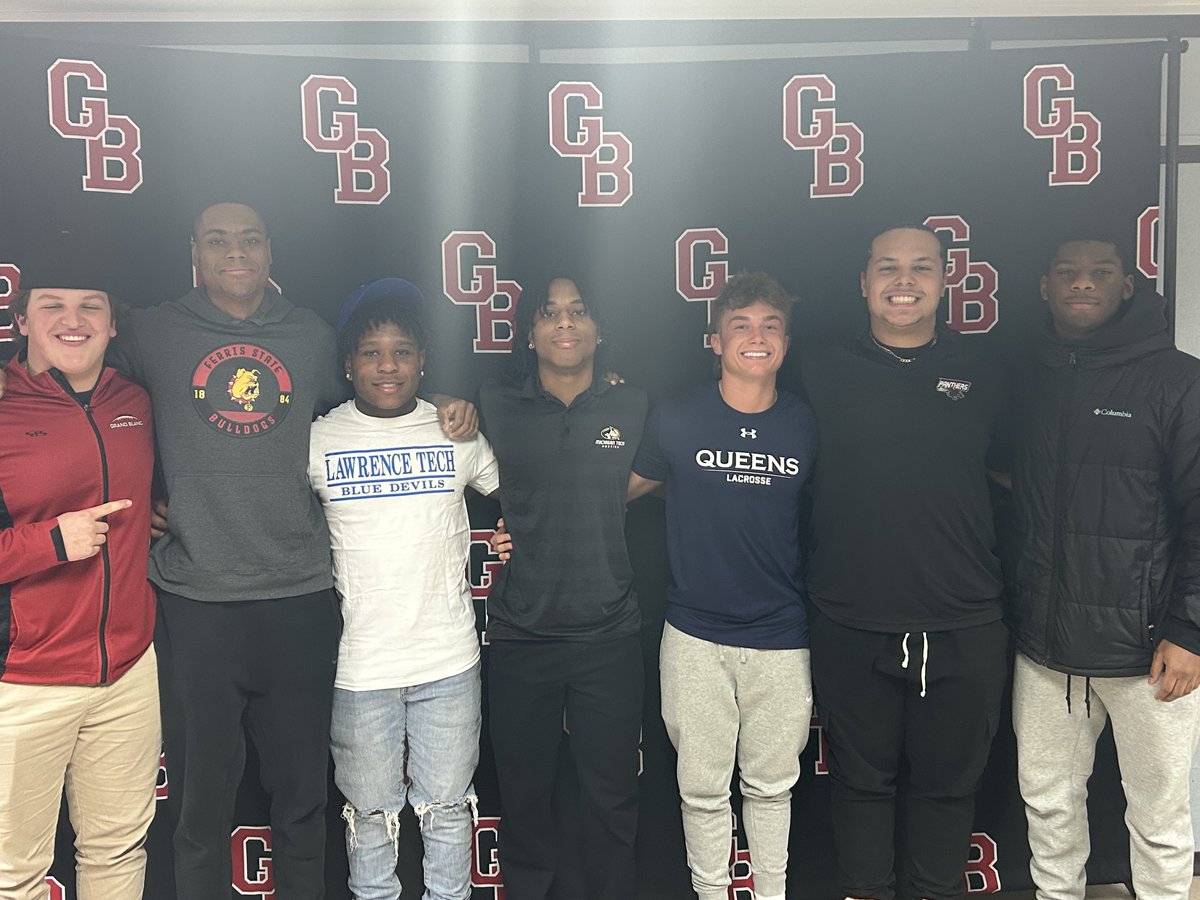 Coach Kaleb Forr (@forrkaleb) on Twitter photo Some of the #Darkside Founding Fathers!!! Congratulations to all the signees today!!! <a href="/GrandBlancFB/">Grand Blanc Football</a> Some of the #Darkside Founding Fathers!!! Congratulations to all the signees today!!! <a href="/GrandBlancFB/">Grand Blanc Football</a>