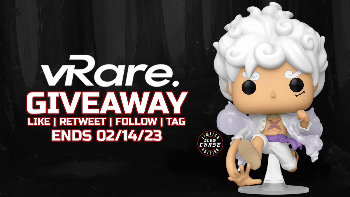 🚨 PSA!PSA!PSA!PSA!🚨 For all the support we received today we are giving away a Gear 5 Luffy Chase!👀 Rules are simple - Must follow @vRareStore - Retweet and Like Post - Tag some friends and make some noise! 5 Years in business and MANY MANY more to come!