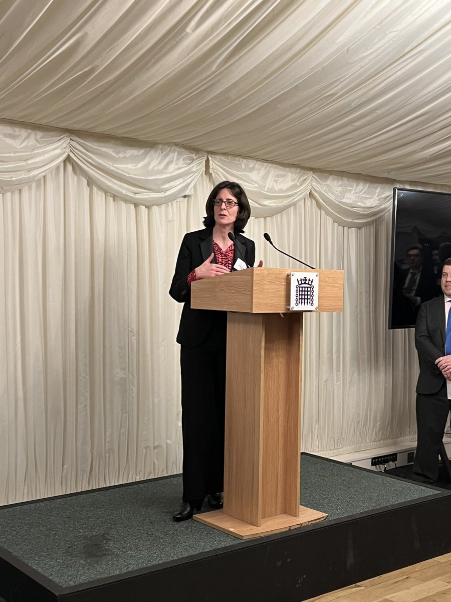 Great to join the @APPGMedia tonight in Parliament. The importance of the role played by UK broadcasters was underscored by @DCMS Secretary of State @lucyfrazermp, along with @dawes_melanie, CMA CEO Sarah Cardell, @PeterBazalgette and host @MrAndy_Carter.