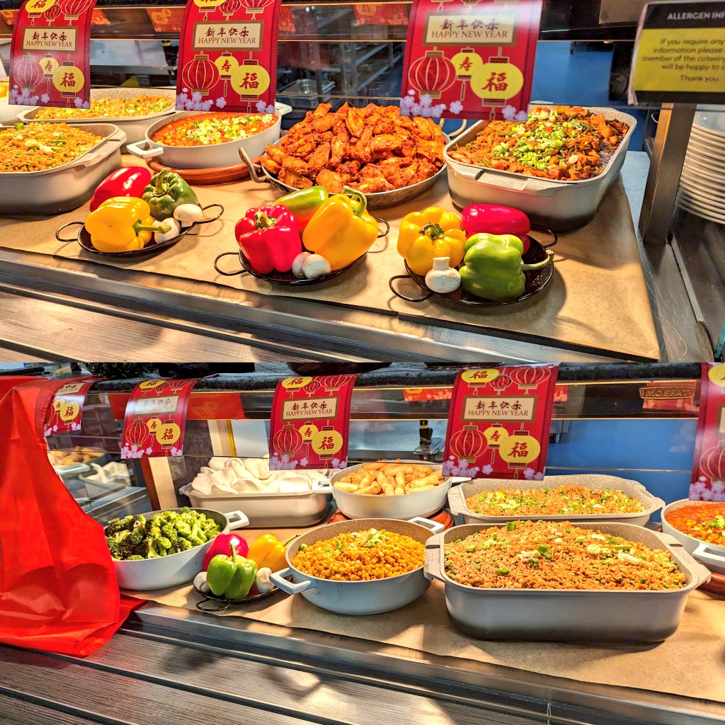 Chinese New Year @HabsAdamsGS today on the main canteen counter #YearOfTheDragon great teamwork @misshayleylou86 @sammydrummerboi enjoyed by students and staff @Academy_Food_UK 🇨🇳🥢🇨🇳🥢🇨🇳🥢🇨🇳🥢🇨🇳🥢🐉🐲🐉🐲🐉🐲🐉🐲🐉