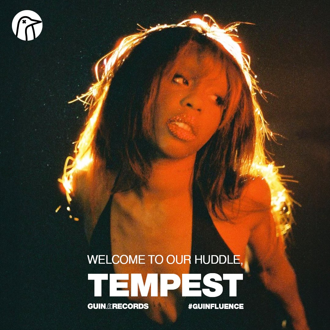 GuinRecords's tweet image. Welcome to the huddle @yeaimtempest!  We are excited to share the newest member of the Guin family with you with new music coming soon …. check out Tempest with the link in our bio