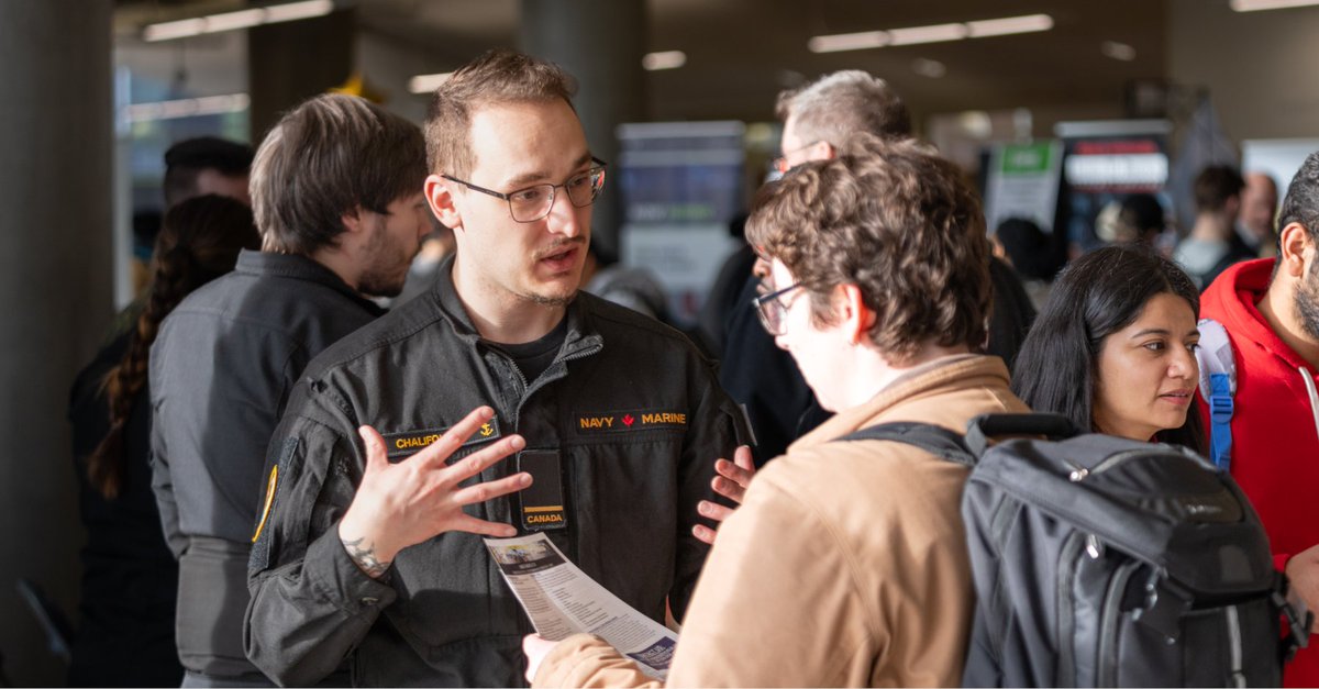 MacEwan_CS's tweet photo. Our recent Summer Career Fair had 57 employers and 650+ students &amp; alumni. Now, get ready for our Business &amp; Tech Fair! Open for registration for students, alumni, and employers. 

🗓️ Save the date: March 20th, 10 am - 3 pm, SAMU building: https://t.co/QKu52Mrxuh. See you there! https://t.co/v9GquaYh0N