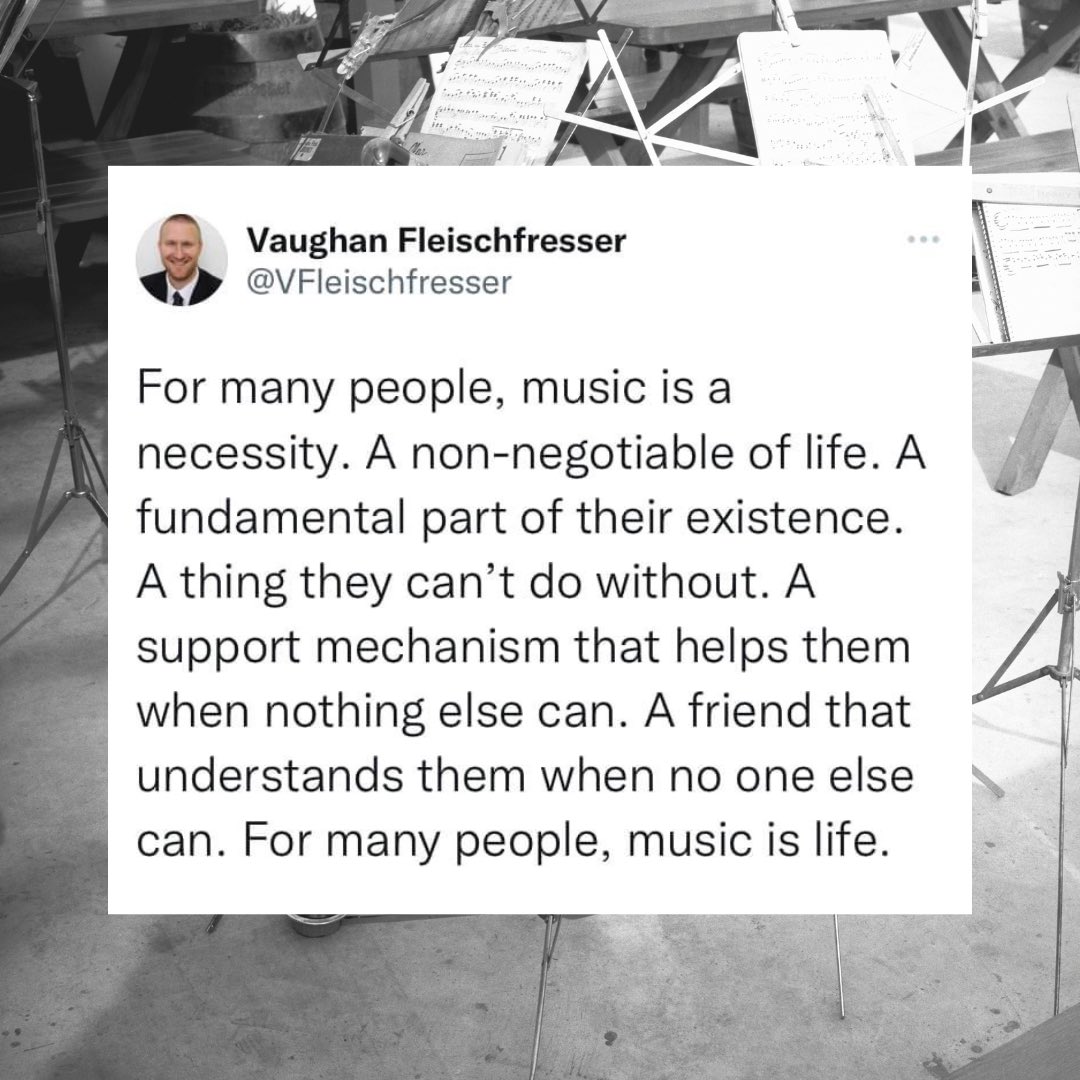 Music is life.