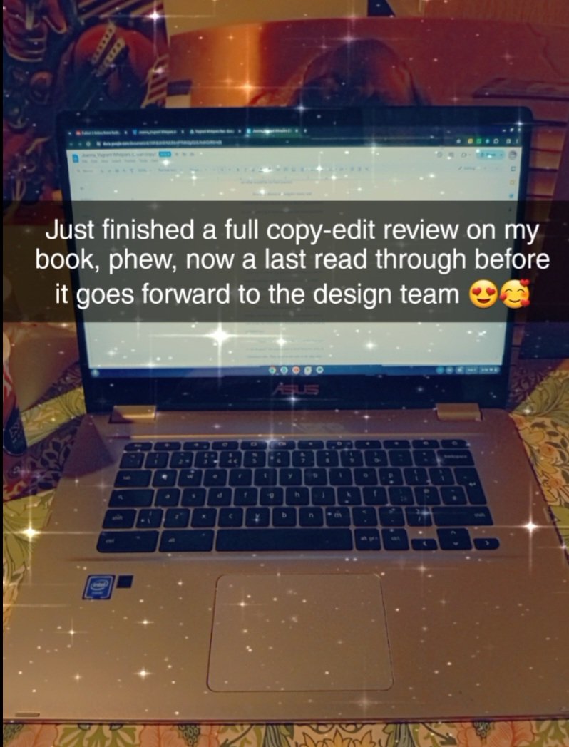 #excitingtimes ahead 🥰😍 Finished my #copyedit #review for #vagrantwhispers, and now it's off to the #designteam for the next stage of #publication 🥰😍 #WritingCommunity #writerslife #amediting #shortstories #flashfiction #poetry #writingjourney #irishwriter