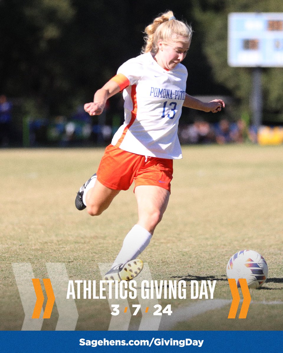 Mark your calendars for March 7th, as we embark upon our 3rd annual Athletics Giving Day! For 24 hours, we invite you to help us reach our goal of 800 total Sagehen donors to unlock a generous $30,000 challenge gift from an anonymous Sagehen.  
 
Chirp!