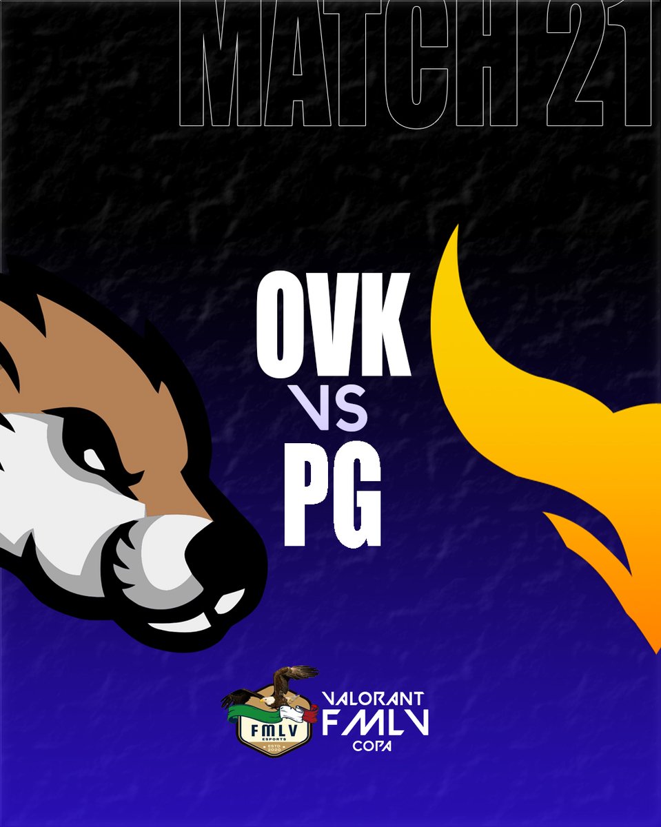 Penultimo match de la Fase de grupos de la CUP3🏆

@OverKill_GC 🆚 <a href="/Primordials_G/">Primordials</a> 

Transmision en vivo🟣
Horario: 7:00 PM CDMX⏱️
twitch.tv/fmlvesports

🎙️ @Kiresito1 

#VALORANT #FMLV #CUP3 #TWITCH