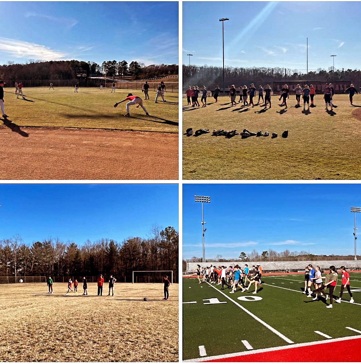 Red Devils spring sports getting ready for the upcoming season! Let’s go Red Devils!!