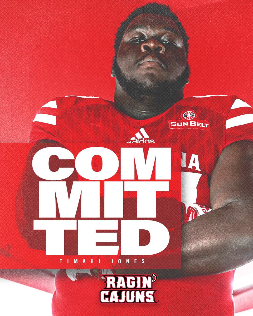 110% COMMITTED to the university of Louisiana at Lafayette 
<a href="/CoachKirby25/">KIRBY</a> <a href="/CoachLD_06/">LD</a> <a href="/CoachThomas_59/">Dennis Thomas</a> <a href="/RaginCajunsFB/">Louisiana Ragin’ Cajuns® Football</a> 
<a href="/michaeldes1/">Michael Desormeaux</a>