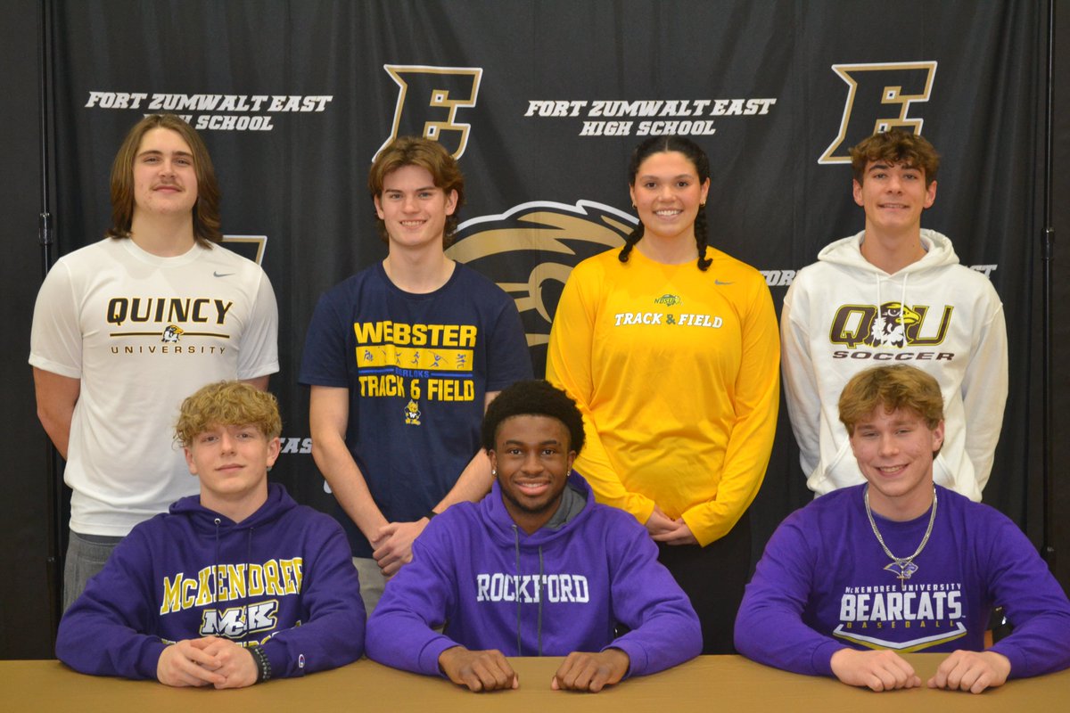 fzeactivities's tweet image. Congrats to our recent collegiate athlete signees! We are so proud of you and can't wait to see what you accomplish at the next level! #manyprogramsonepridE
