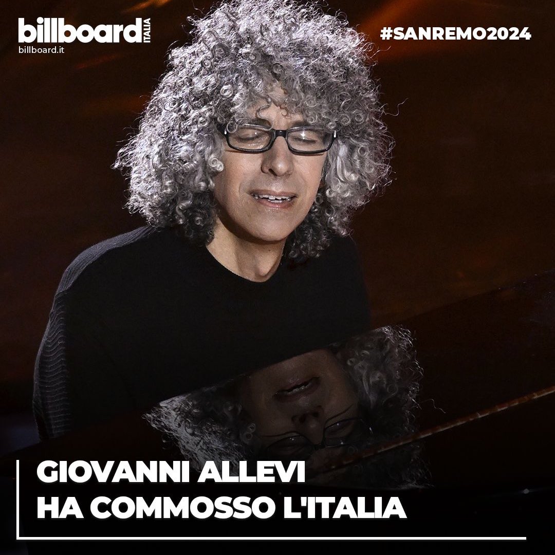 Giovanni Allevi ha commosso tutti dal palco dell'Ariston al festival di @sanremorai. 'Sono due anni che non suono davanti a un pubblico'. E poi lo ha fatto. Da chi ti conosce bene, ti siamo vicini, Giovanni ❤️