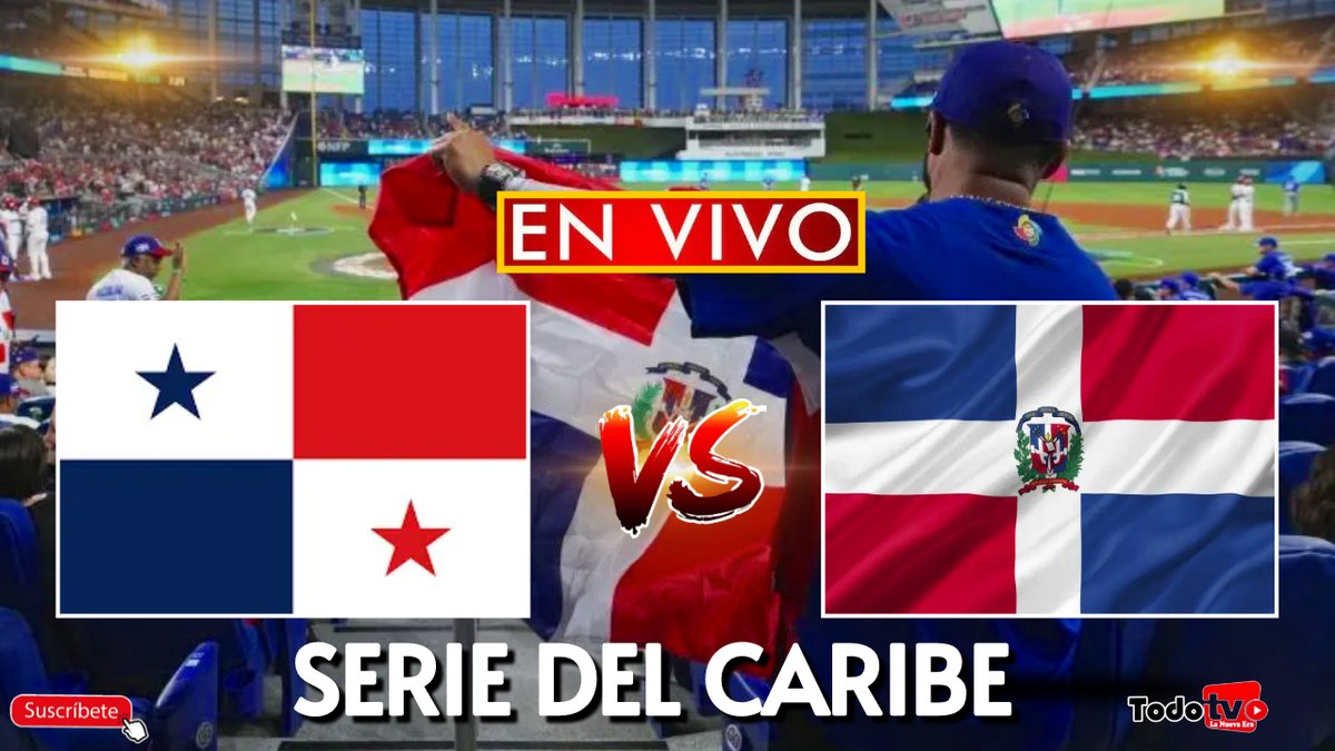 TodoTvrd's tweet photo. 🔴EN VIVO #DOMINICANA vs #PANAMÁ #SerieDelCaribe2024 RD https://t.co/HEU9dkMyNA a través de @YouTube https://t.co/pODt4r0y3s