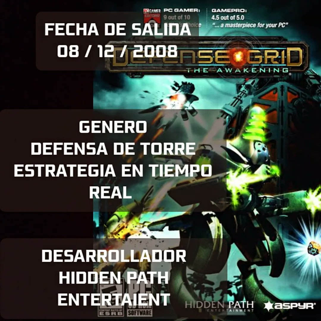 zackf00's tweet photo. #defensegridtheawakening fue presentado por #microsoft en la #gamedevelopersconference en febrero del 2008.
#zackgamez #laabadiaretro #xbox360 #hiddenpath #towerdefense https://t.co/imeppMnIrs