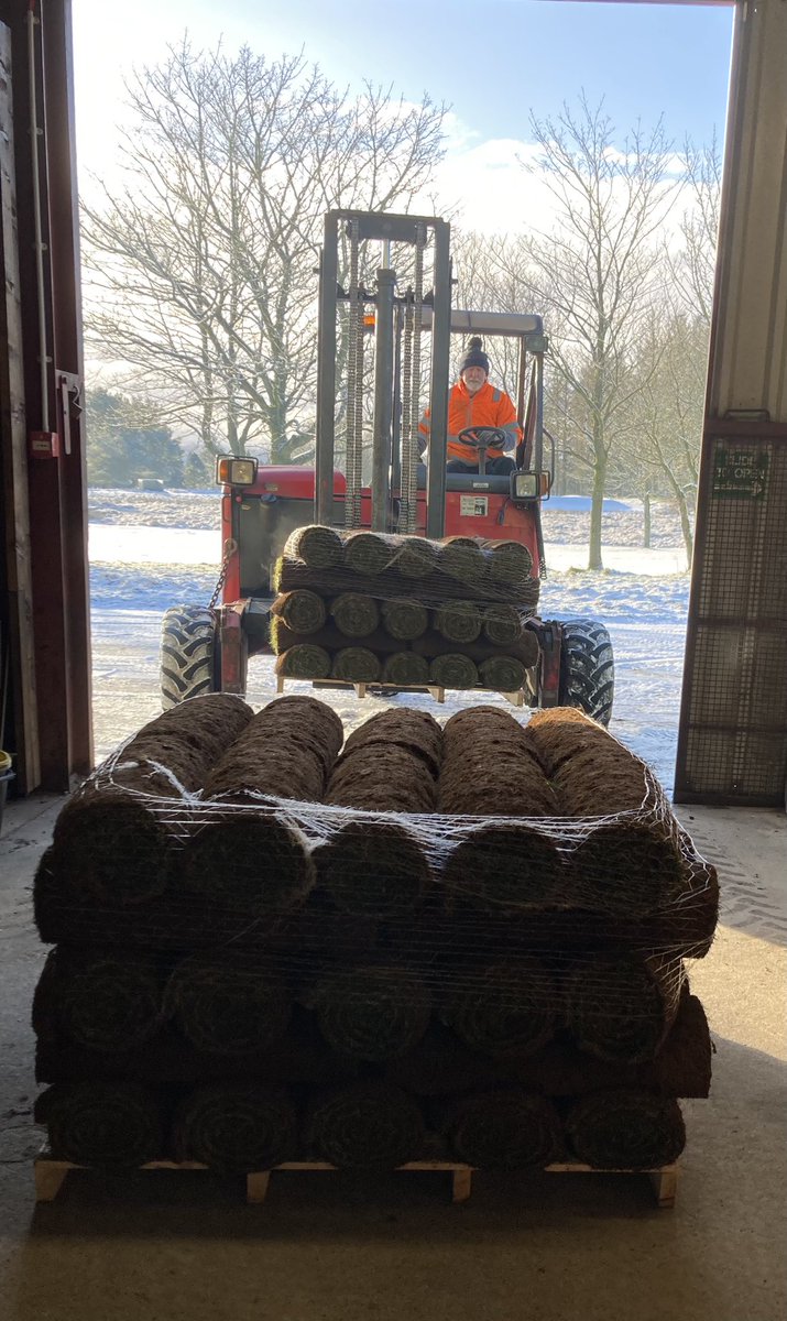 Turf Imports Stored at Hub Temperature!
#SnowEnergy #SodIt #MoorChat #Gowf