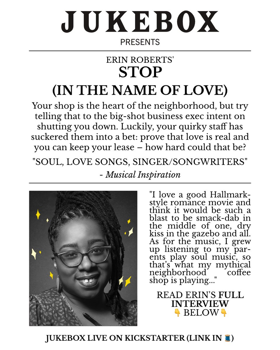 Lyla | Preorder🎤Jukebox🎤go.jarofeyes.com/jukebox (@ceruleanotter) on Twitter photo Play <a href="/nirele/">Erin Roberts</a>’s ❤️🔥 Stop (In The Name Of Love) ❤️🔥
Your shop is the heart of the neighborhood, but try telling that to the big-shot business exec intent on shutting you down. Luckily, your staff has suckered them into a bet...
Read Erin's #JukeboxTTRPG interview in the 🧵
#TTRPGs Play <a href="/nirele/">Erin Roberts</a>’s ❤️🔥 Stop (In The Name Of Love) ❤️🔥
Your shop is the heart of the neighborhood, but try telling that to the big-shot business exec intent on shutting you down. Luckily, your staff has suckered them into a bet...
Read Erin's #JukeboxTTRPG interview in the 🧵
#TTRPGs
