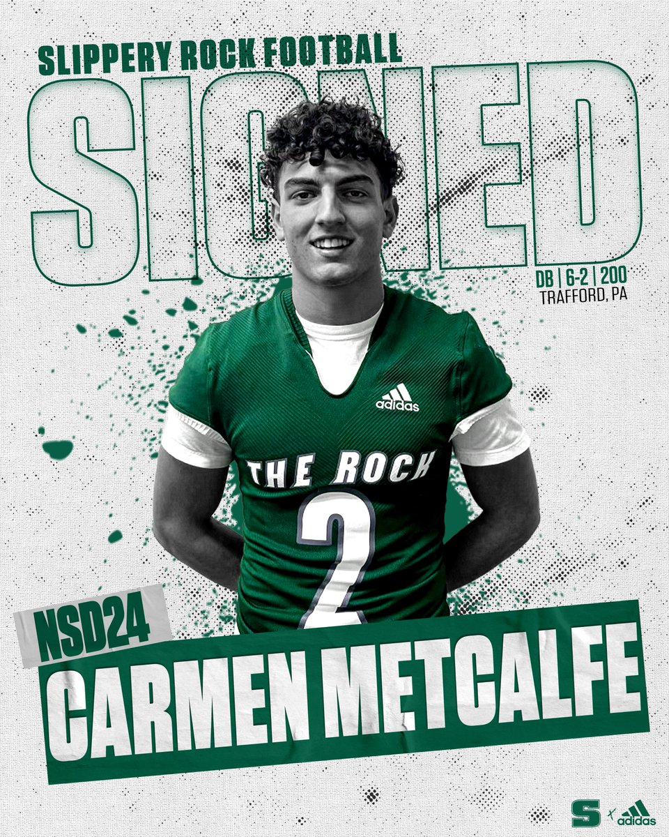 FB: Welcome to The Rock, Carmen Metcalfe! Carmen is a two-time All-Conference defensive back and team captain from Penn-Trafford High School. #RockNSD24 📰: bit.ly/486u434