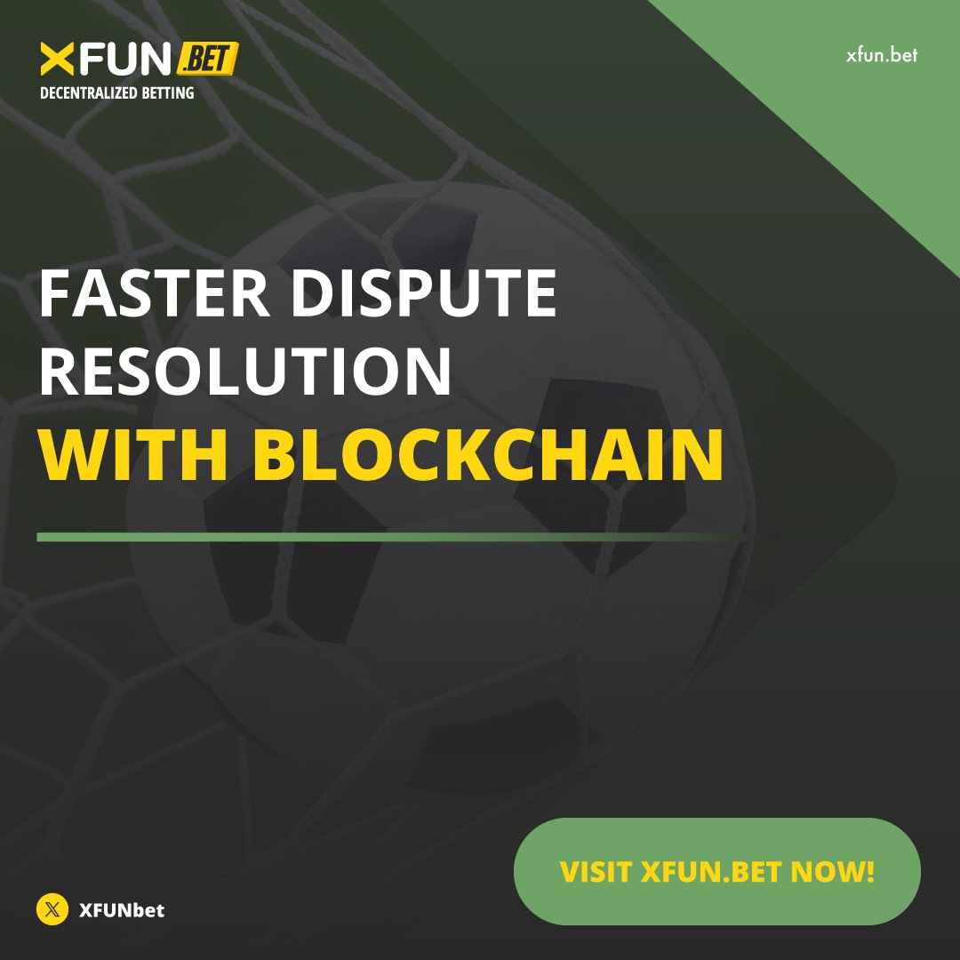 💬 Did you know? Thanks to blockchain technology, decentralized betting on #XFUNBet means faster dispute resolution.

Learn more at xfun.bet! #DecentralizedSolutions 🔗📚