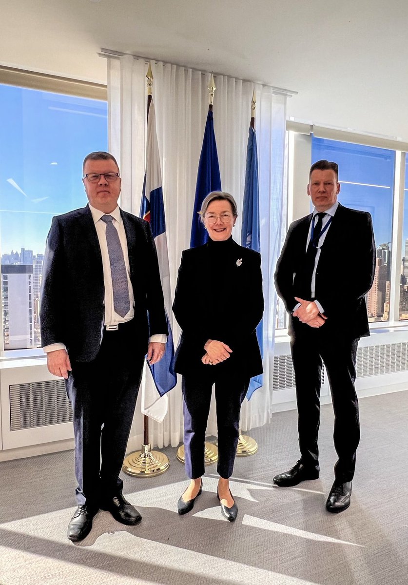 FINCENTFI's tweet photo. Proudly presenting our education and training oppurtunities at @FinlandUN Thank you for hosting us!
Currently Fincent offers 4 @UN related courses #UNMOC #UNFOSMC #UNCPOC #NATOUNPOC
More info on our webpage https://t.co/1B31zMkx2C https://t.co/0apH8AQFei