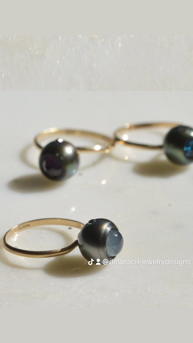 ELEGANT TAHITIAN PEARL RINGS & STONES ACCENTS - 14K YELLOW GOLD

WOMEN'S VALENTINE'S DAY GIFTS 
By Delanacre Jewelry Designs
#Delanacre #artjewels
#jewelrydesigner #jewelryart #pearljewelry #artisanjewellery
#pearljewellerydesign #bridaljewelry 
#weddingjewelrydesigner