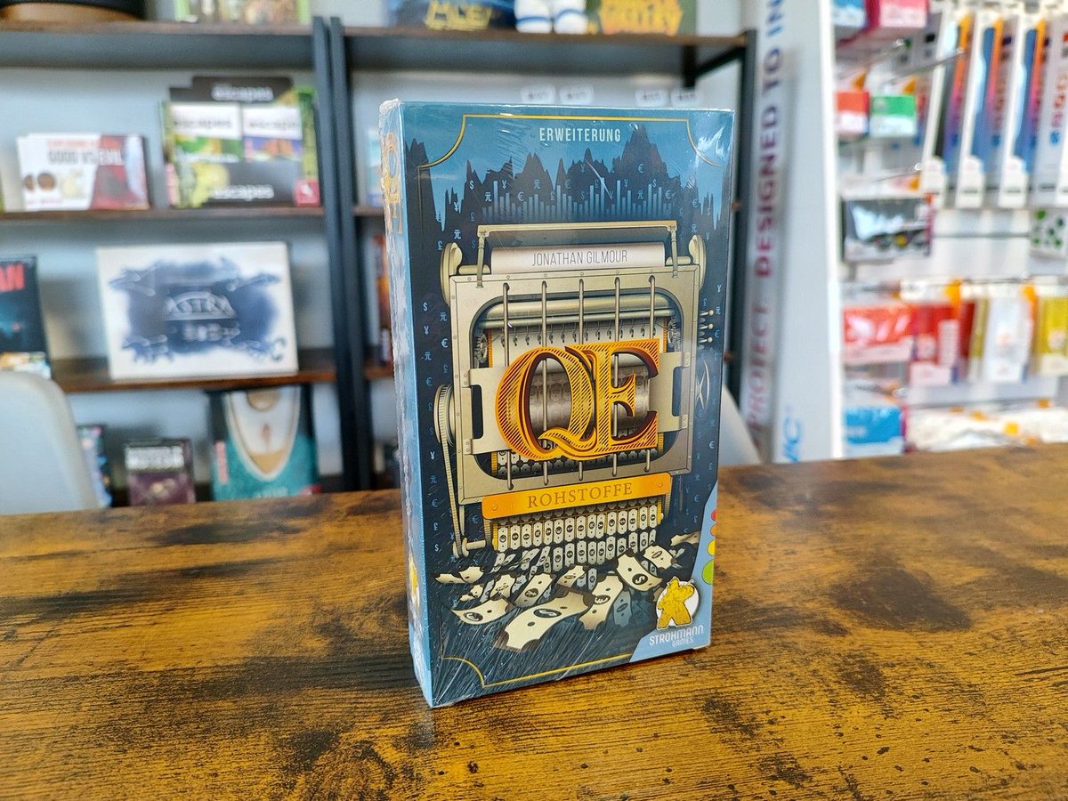 Die Wirtschaft ist am Boden...es wird Zeit Geld zu drucken! 💲💶

Frisch eingetroffen, die Erweiterung für Q.E, ROHSTOFFE.

buff.ly/3SPmju1 

#brettspiele #brettspiel #boardgames #boardgame #boardgaming #boardgamer #gesellschaftsspiele #gesellschaftsspiel #spieletaxi
