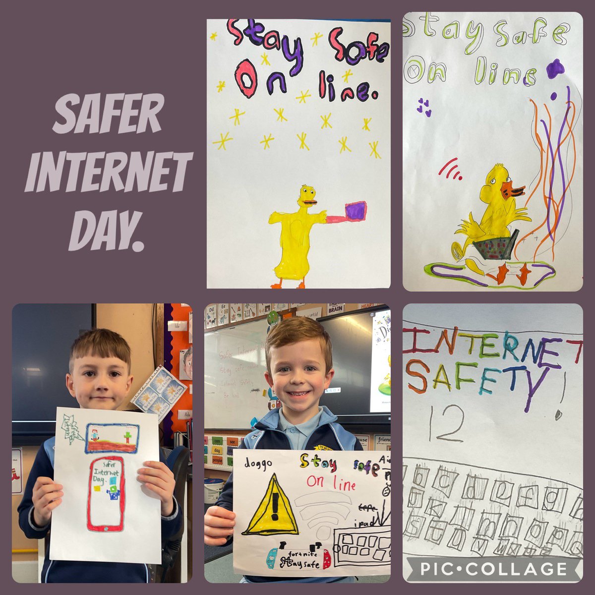 We celebrated Safer Internet Day in school on Tuesday. Every class took part in a variety of activities to help them understand how to stay safe online. #SaferInternetDay @UK_SIC @C2kNewsdesk