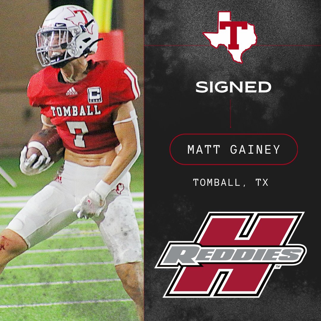 Congratulations <a href="/Matthew_Gainey7/">Matthew Gainey</a> for signing today with <a href="/ReddieFB/">HSU Reddie Football</a> #FHFT #CollinsStrong #ItsWhatWeDo