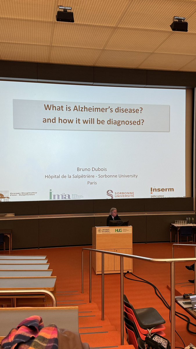 Not an easy task - it’s more complicated than it seems. Prof Bruno Dubois is one of the best for the task. #AlzheimerDisease #AD