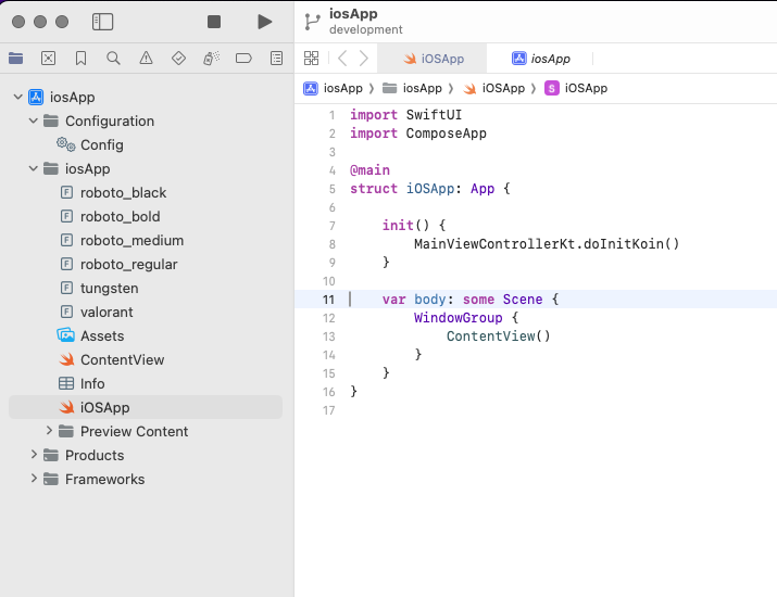 If you ever have problems running your #app in Kotlin Multiplatform on the iOS emulator, open the project with Xcode (you can open the folder named iosApp) and launch it from there 🧐

After that it will run normally in the JetBrains IDE 🚀