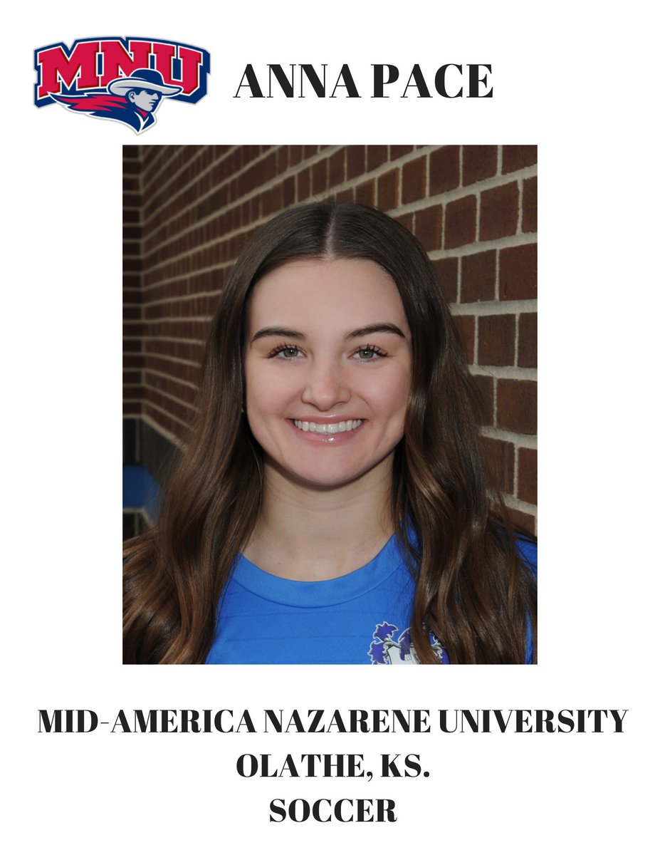 LHSBlueJays's tweet photo. Anna Pace Girls Soccer-Mid-America Nazarene University https://t.co/uuKbUrHW1s