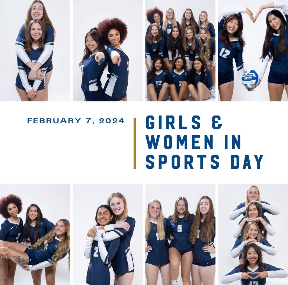 Happy Girls &amp; Women in Sports Day! 🩵🏐

#NGWSD2024