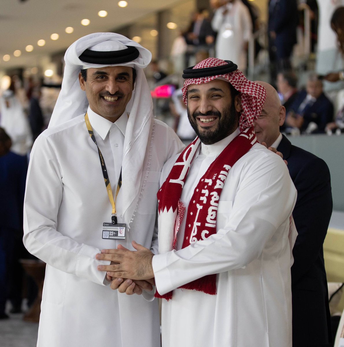 AnaAalamy1's tweet photo. ألف ألف ألف مبروووك لأهلنا في قطر 🇸🇦🇶🇦
#قطر_ايران https://t.co/6hzmT2yjQq