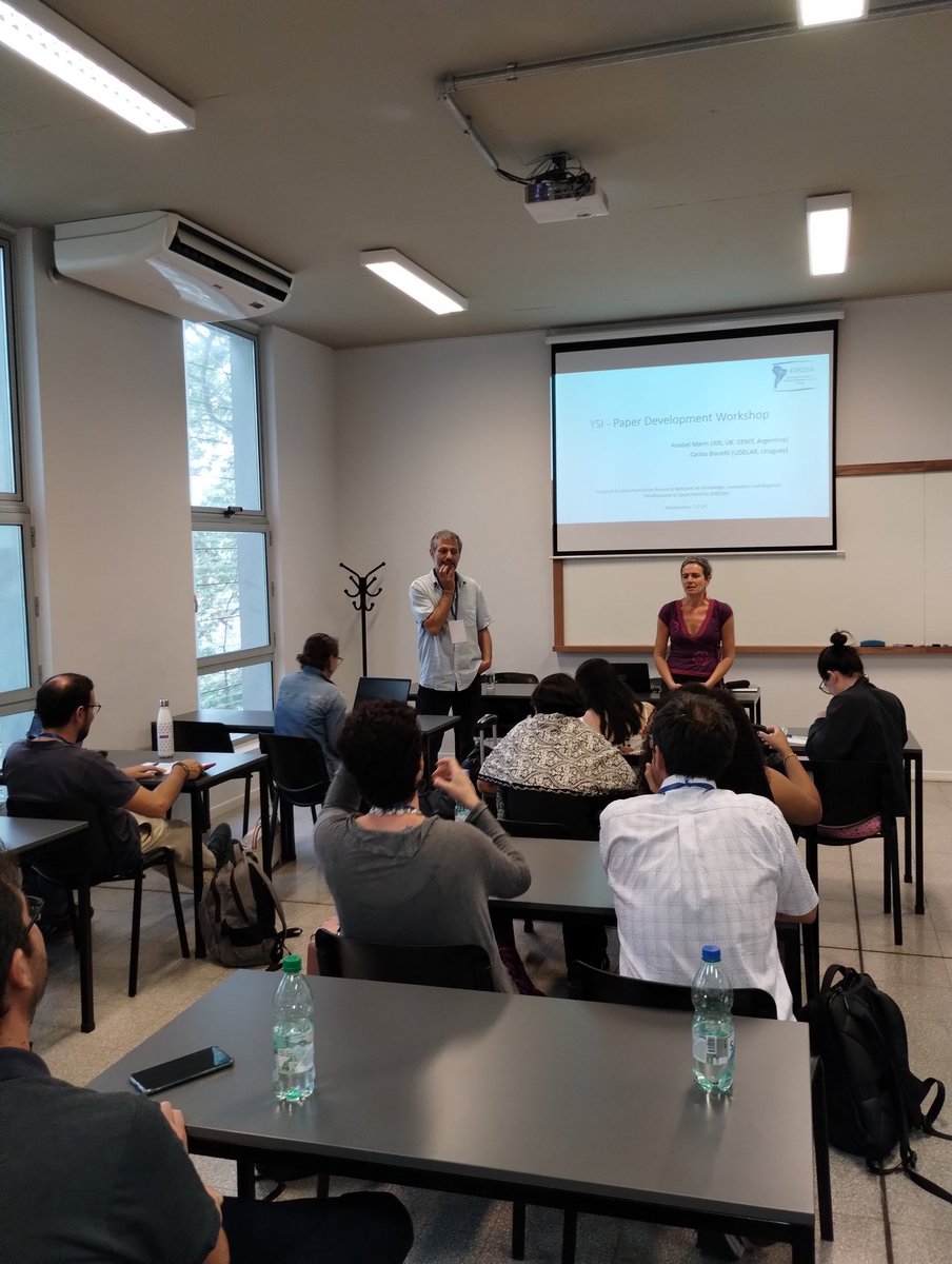 The <a href="/ysi_commons/">Young Scholars Initiative</a> is present at the <a href="/regstud/">Regional Studies Association</a> #KIRDSA Conference in Montevideo. Our first activity is starting right now:  YSI - Paper Development Workshop, conducted by Carlos Bianchi <a href="/SirChar82247364/">Carlos Bianchi</a>  and <a href="/anabelmarin_/">anabel ivana marin</a>